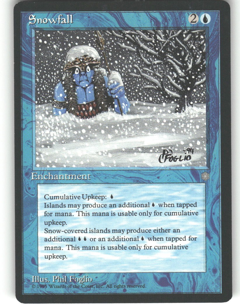 Snowfall - Ice Age - MTG - Common - # - NM
