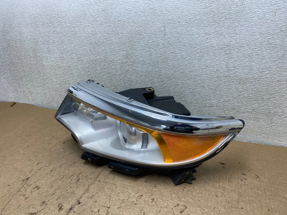 Faro halógeno delantero izquierdo del lado del conductor Ford Edge 2011 a 2014 OEM V4563 DW Foto 2 de 4