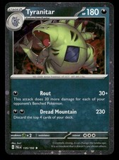 Tyranitar (Cosmos Foil) Holo Carte e Prodotti Vari 135/193 NM Pokemon
