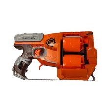 Nerf Zombie Strike Flipfury Blaster Gun Working With Darts 