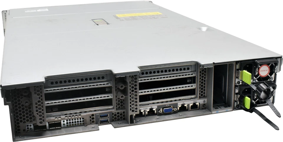 CISCO UCS C240 M5 no CPU 2x Kühler no PC4 26 x SFF Raid M5HD 2U 2x Riser 1x MLOM - Bild 4 von 4