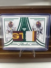 2022 Flawless Terry McLaurin / Jahan Dotson 2/5 Dual Patch Washington 076