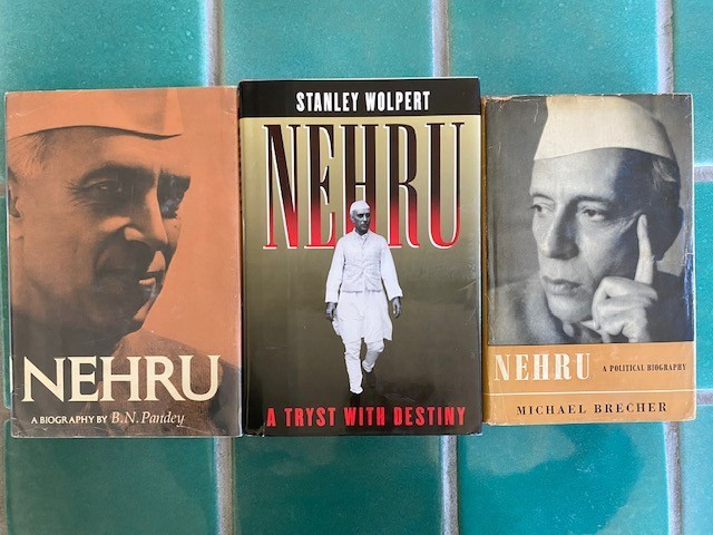 Nehru Book Lot A Political Biography, A Tryst With Destiny, A Biography Hc Dj