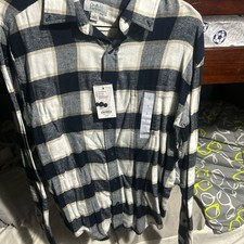 Men's Long Sleeve Flannel Shirt Size Small