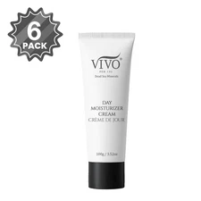 Vivo Per Lei Day Dead Sea Cream - Non-Greasy Moisturizer Repair - 6 Pack