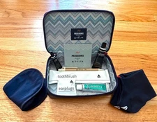 NEW Missoni Delta One 1st Class Travel Amenity Toiletry Kit 8 Items Unopened