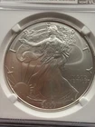 2007-W Burnished Uncirculated American Silver Eagle NGC MS70 030104