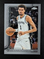 2025-26 Topps Chrome Basketball VICTOR WEMBANYAMA San Antonio Spurs #221 (A)