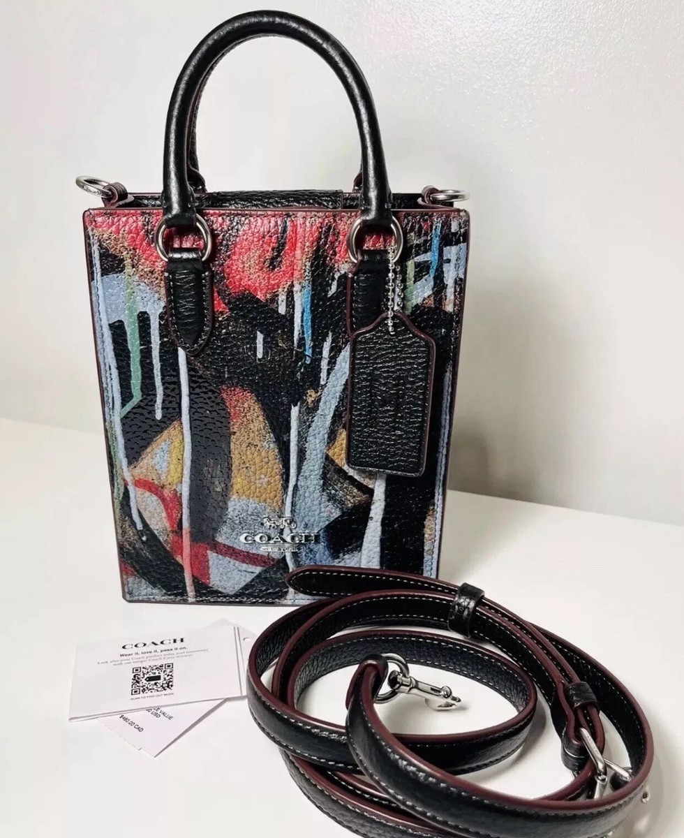 NWT COACH x Mint + Serf Mini Tote CM213 Graffiti Style Print