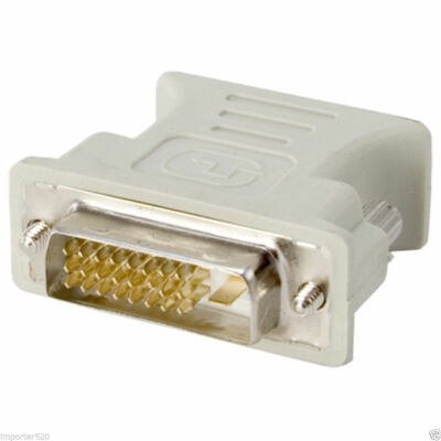 DVI-D Digital Dual Link Male 24+1 To Vga Adapter Computer Monitor Adapter USA