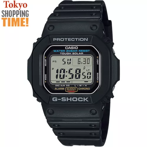 Casio G-Shock G-5600UE-1JF Classic Digital Tough Solar Chronograph Men`s Watch 