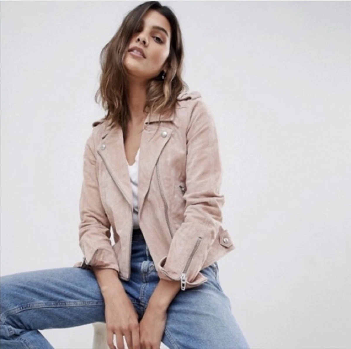 Sl8 suede moto best sale jacket