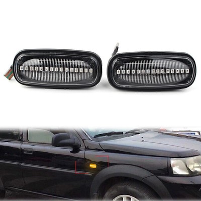 Fit Land Rover Discovery Defender Dynamic Sequential Side Marker Amber Light US