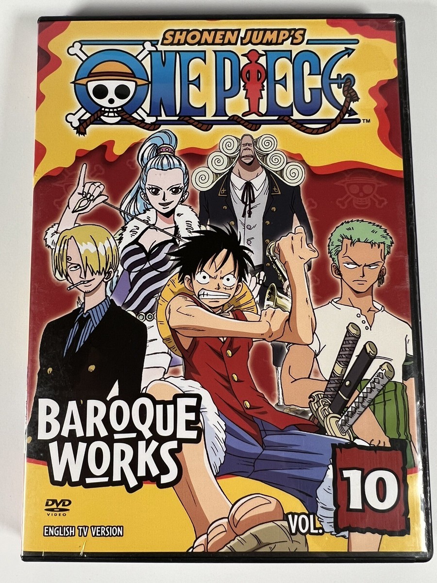 Shonen Jump's, One Piece, Vol 10, Baroque Works Anime DVD Preown