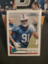Panini Donruss 2019 Rated Rookie Ed Oliver Rc