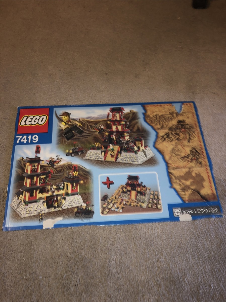 LEGO 7419 Adventurers Orient Expedition Dragon Fortress 2003 Box