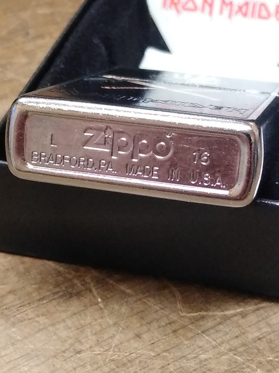 NOS Sealed 2016 Zippo IRON MAIDEN Heavy Metal Rock Band Cigarette