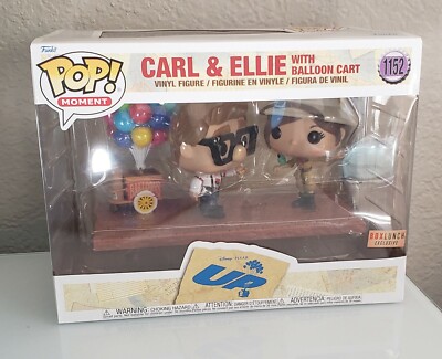 New Funko Pop Disney Pixar UP Carl and Ellie with Balloon Cart #1152 Box  Lunch