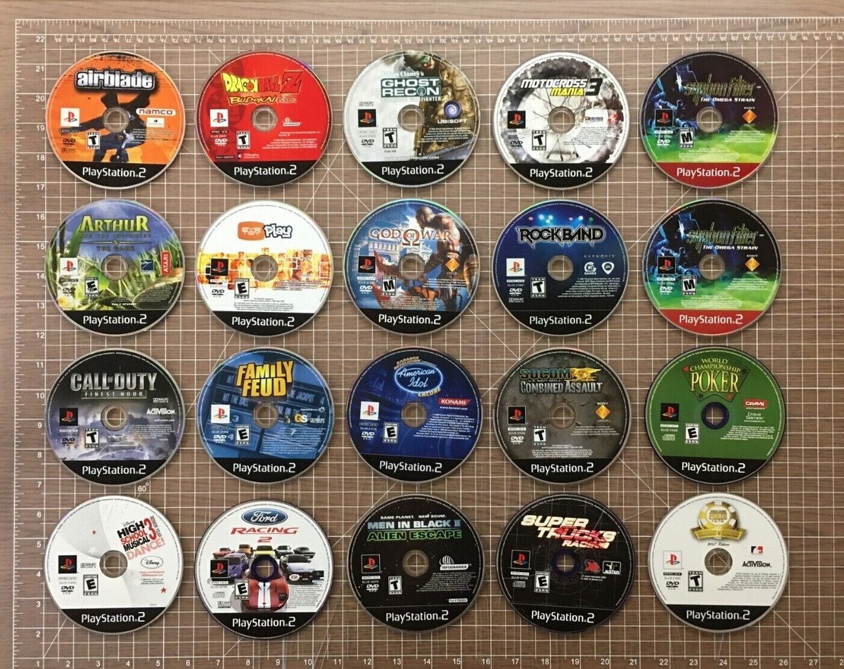 Sony PlayStation 2 (PS2) Loose Game Disc - You Pick - Free Sticker