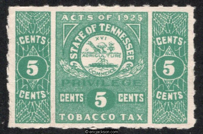 tobacco tax tennessee Historical Tennessee tax policy information Tennessee Tobacco TN T21 mint,