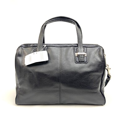 Coach Taylor Leather Satchel Black F25296 | eBay