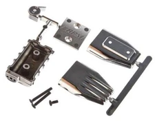 RPM 73413 Chrome Mock Intake / Blower Set for 1/8 1/10 Bodies