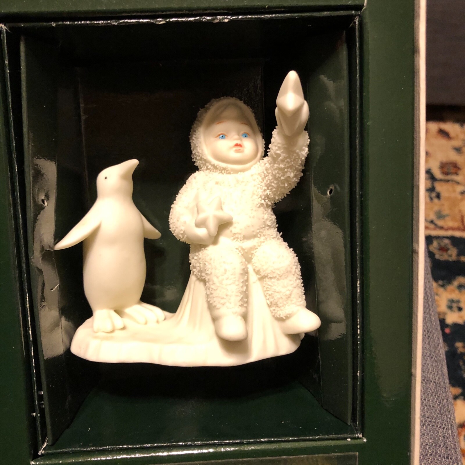 Dept 56 Snowbabies Winter Tales 1990 WISHING ON A STAR 79430 Snowbaby