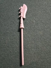(1) vintage 1981 MOTU Castle Grayskull Weapon SCYTHE part accessory tan Halberd