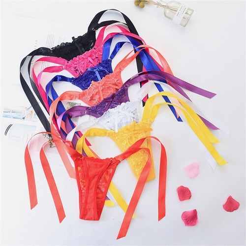 Damen Spitze Unterwäsche Gstring Tangas Höschen Tback Slip Sexy Intim - Bild 4 von 16