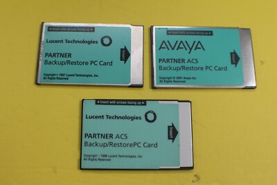 AVAYA/LUCENT Partner ACS 12A1 / 107932071 Backup/Restore PC Card