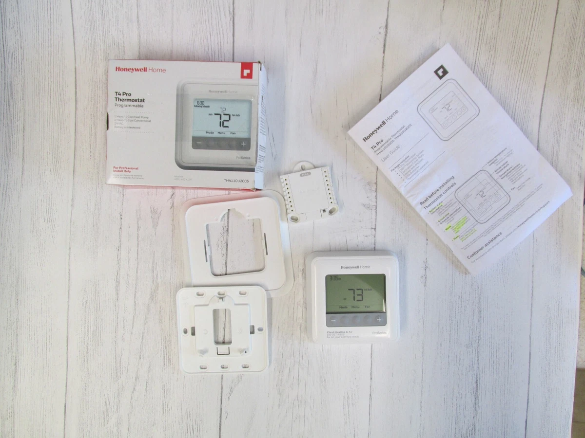 Honeywell Home T4 Programmable Pro Thermostat 7 Day TH411OU2005 Pro Series  | eBay
