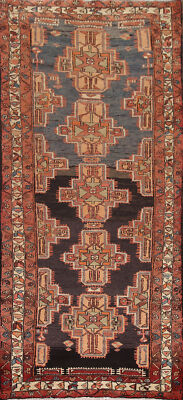 Geometric Traditional 10 ft. Runner Rug Handmade Wool Hallway Carpet 4x10