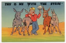 *100th Bomb Group- WWII Postcard B 17 BOMBER PLANE GUNNER - OUR GAL SAL* -6