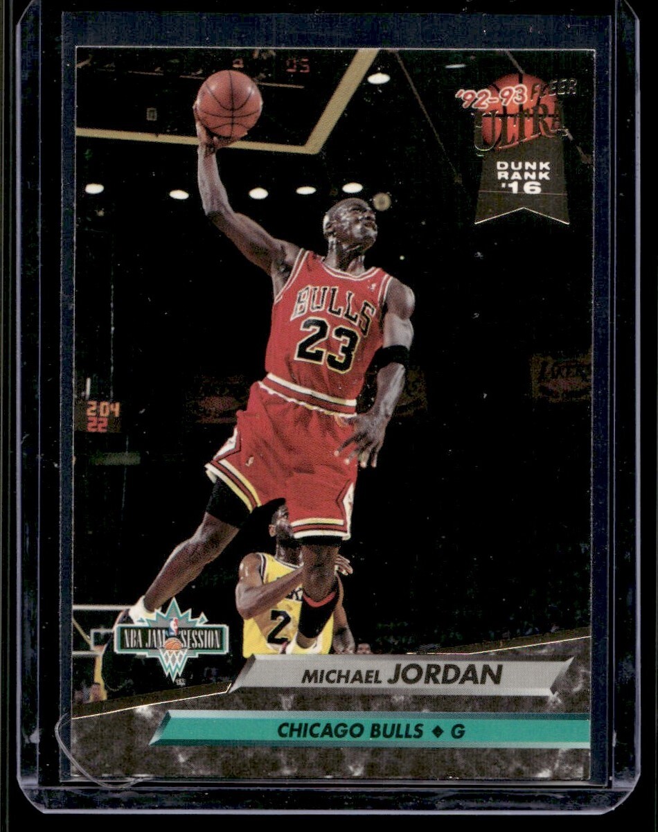 1992-93 Fleer Ultra NBA Jam Session Michael Jordan G11 Chicago Bulls #216