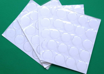 500 1 Inch Circle 3D Dome Epoxy Stickers for Bottle Caps