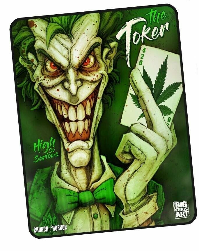 New The Toker 420 Pot Leaf Fleece Gift Throw Blanket Joker