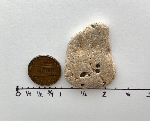 Natural Holey Beach Rock Número 8 Forma Agujero Bruja Piedra Hada Adder Magic ocho - Imagen 13 de 13