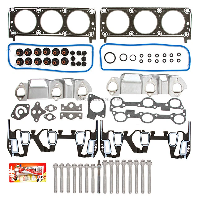 Head Gasket Bolts Set for 95-99 Chevrolet Pontiac Buick Oldsmobile 3.1 OHV VIN M - Image 2 of 4