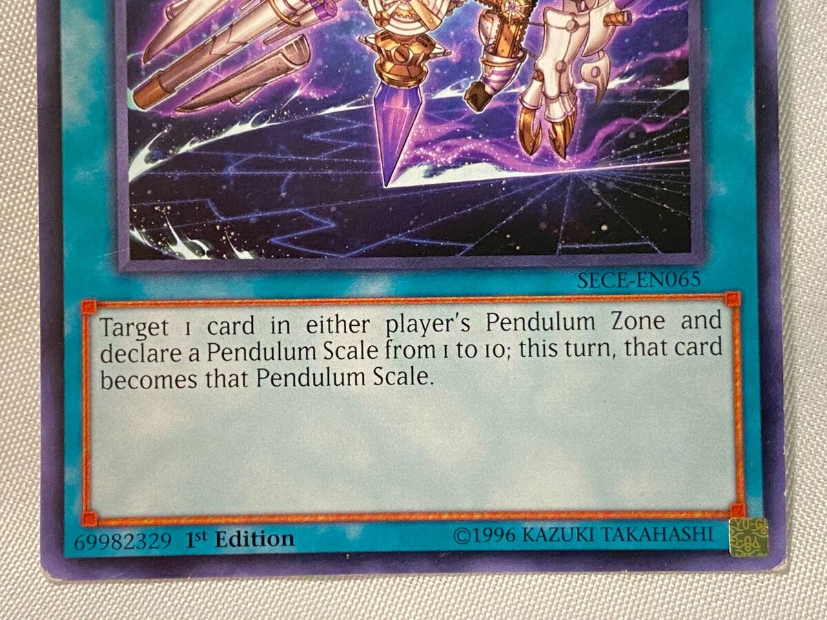 YuGiOh Pendulum Shift 1st Edition Quick-Play Spell Card