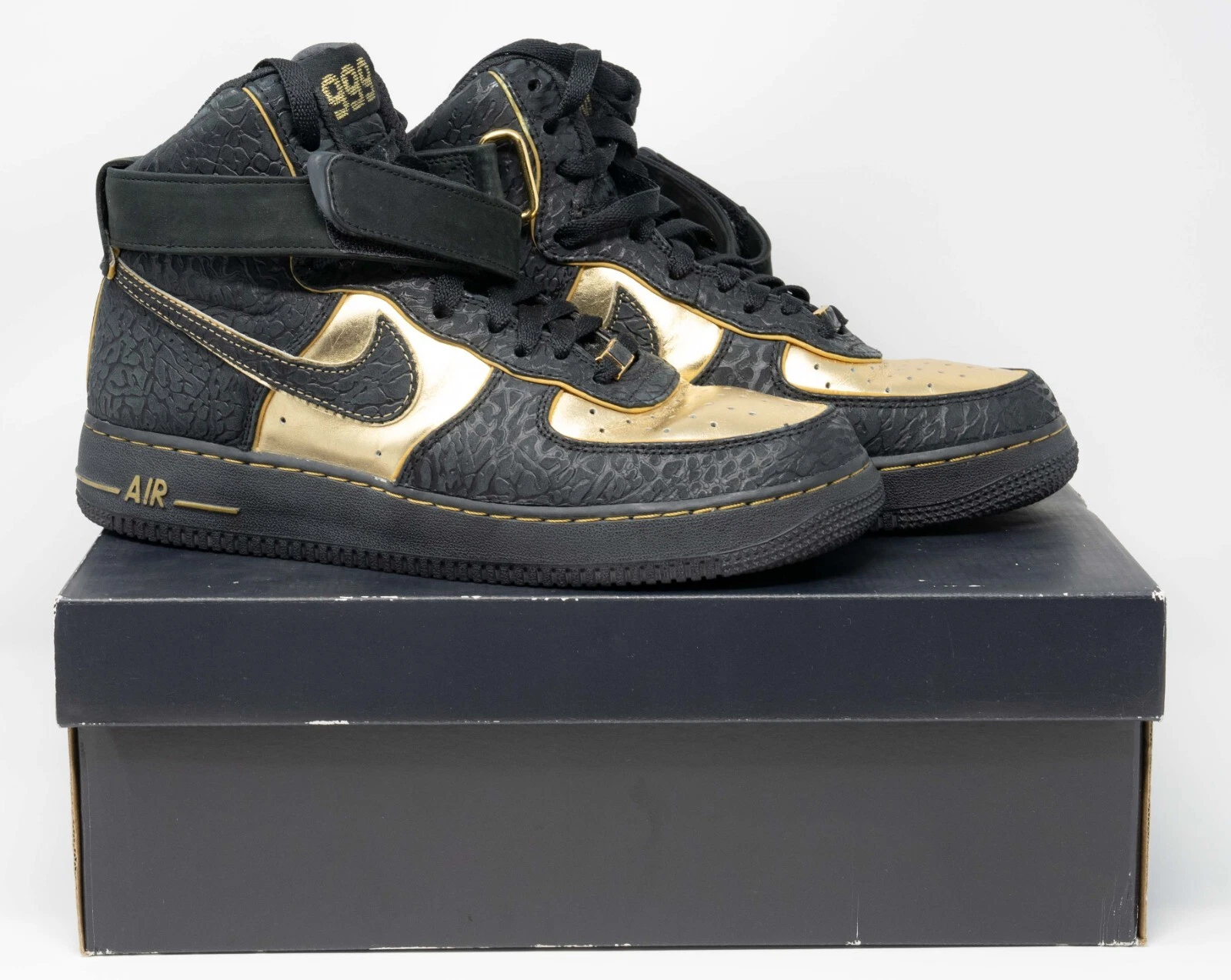Microphone souterrain Nike Air Force 1 HI Supreme 2009 Nitro taille 8,5 homme