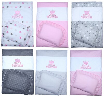 2 - 4 teiliges Baby Set fr Kinderwagen - Princess - Wiege Bettwsche |  eBay.de