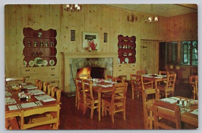 Postcard Dining Room, Madden Lodge Motel, Gull Lake, near Brainerd Minnesota
