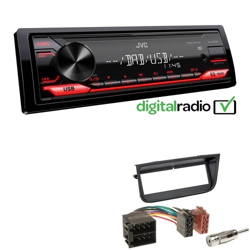 JVC KD-X182DB MP3 DAB+ USB 1-DIN Autoradio für Peugeot 406 1995-2005 - Bild 1 von 5