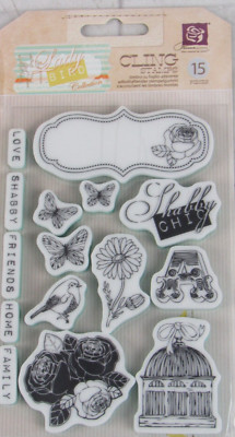 Prima Cling Stamps, Hello Pastel, 15 pcs, 563011
