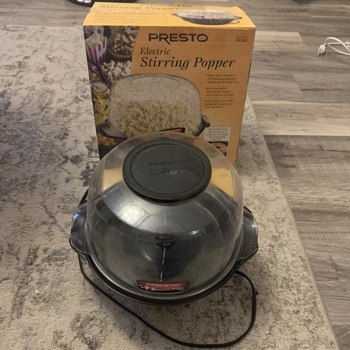 Presto Electric Stirring Popcorn Popper Model 5200 eBay