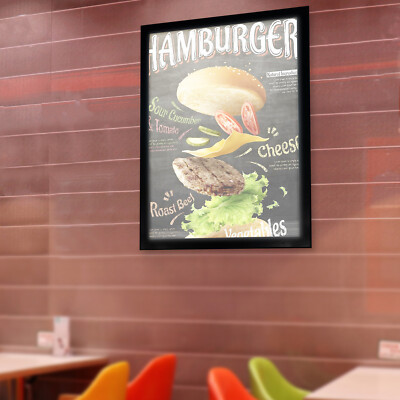12W Movie Poster Frame LED Light Box Art Picture Advertising Display Frame Sign