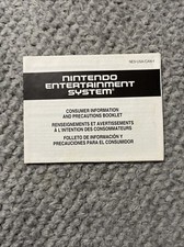 Nintendo Nes precaution box Insert