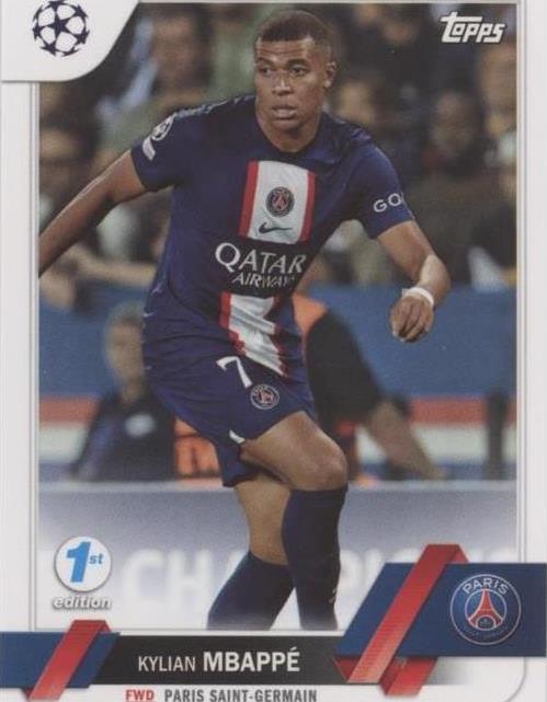 2022-23 Topps UEFA Club Competitions 1st Edition Kylian 2022-23 Topps UEFA Club Competitions 1st Edition Kylian