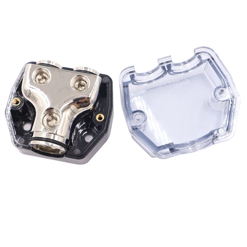 2 Way 0 Gauge in 0 Gauge Out Amp Power Distribution Block for Car Audio Splitter - Image 4 of 4