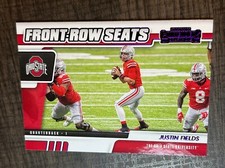 Justin Fields 2021 Panini Contenders Draft Picks Front Row Seats Purple #2